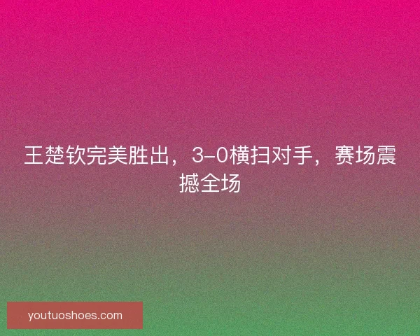 王楚钦完美胜出,3-0横扫对手,赛场震撼全场 王楚钦完美胜出,3-0横扫对手,赛场震撼全场